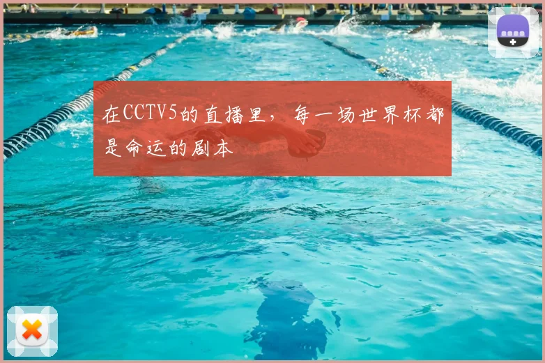 在CCTV5的直播里，每一场世界杯都是命运的剧本