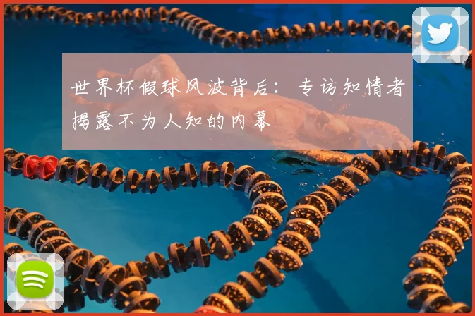 世界杯假球风波背后:专访知情者揭露不为人知的内幕